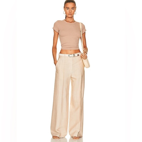 SABLYN Yael Ribbed Tee In Honey Women’s Size Small Short Sleeve - Picture 4 of 12